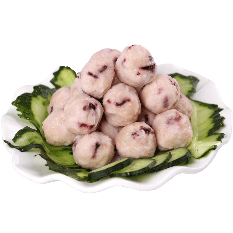 雄丰 章鱼丸鱼蛋500g 小丸子速冻肉丸鱼丸豆捞关东煮火锅食材批发