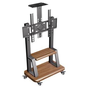 可移动电视机支架落地带轮推车适用小米海信希沃一体机立式挂架子