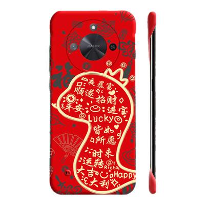 新年蛇年适用华为mate70手机壳mate60pro无边框mate50e散热mate402025mate30半包20x超薄硬防摔保护套男女5g