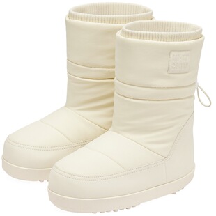 73hours女鞋可爱浓度冬季新款内增高短筒太空雪地靴加绒保暖棉鞋