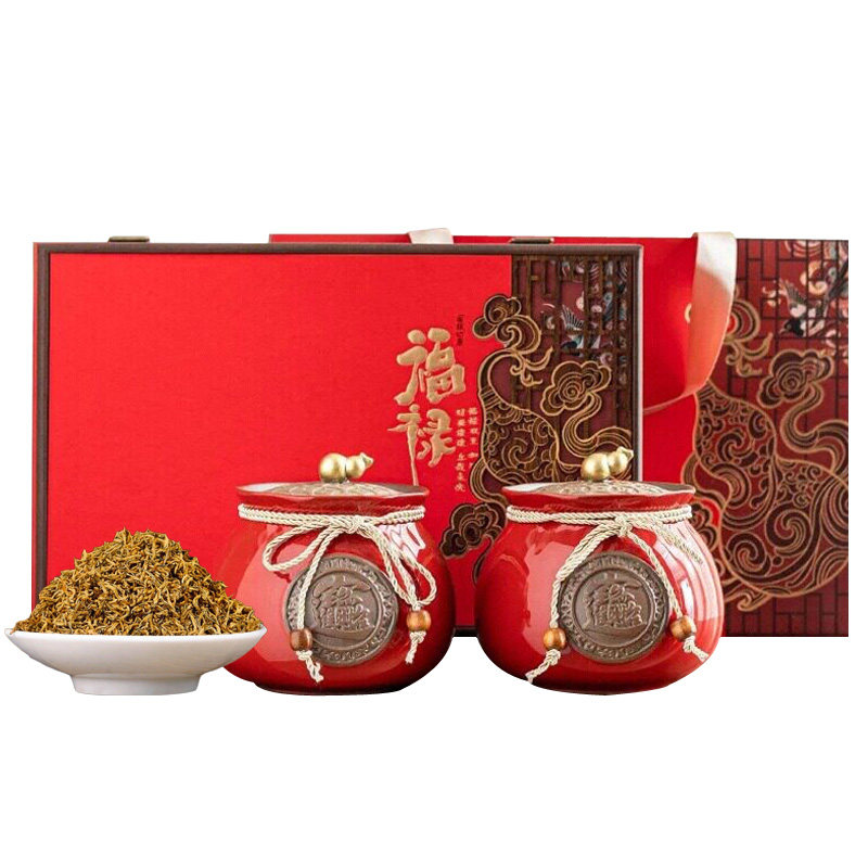 精选特级金骏眉红茶黄芽礼盒装