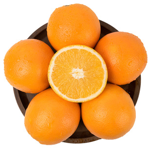 江西寻乌甜橙子树上熟水果香甜多汁赣南脐橙新鲜现摘手剥橙