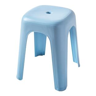 享乐居塑料备用餐桌凳子家用结实耐用加厚可叠放轻奢高级感高凳子
