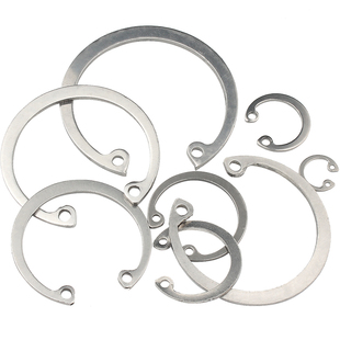 304不锈钢孔用弹性挡圈GB893轴用内卡卡簧C型孔用卡簧卡环φ8-150