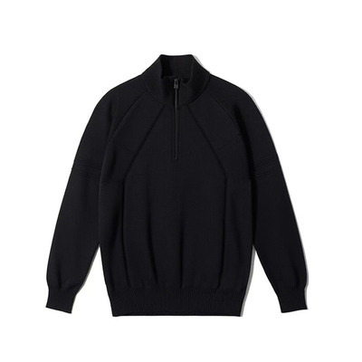 半高拉链毛衣男士今年流行针织衫