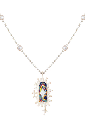 幻物原创设计纯银珍珠百搭项链