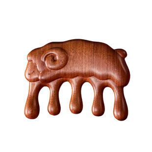 梵沐记马年本命年礼物生肖羊按摩梳梳子礼盒送长辈送妈妈实用礼物