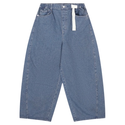 studio CLIP 休闲裤女2026夏季新款松弛慵懒随性阔腿牛仔裤600675