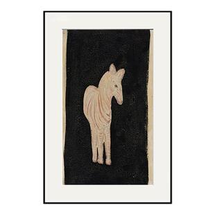 酒店样板间晶瓷画民宿大厅背景墙装饰画法式中古风客厅软装挂画竖