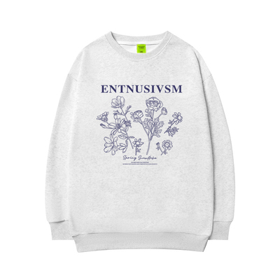 纯棉国潮美式设计感圆领卫衣女