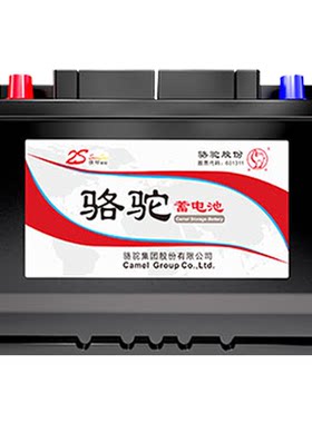 骆驼蓄电池12v45ah适配五菱宏光长安之星原装面包车电瓶6-QW-45安