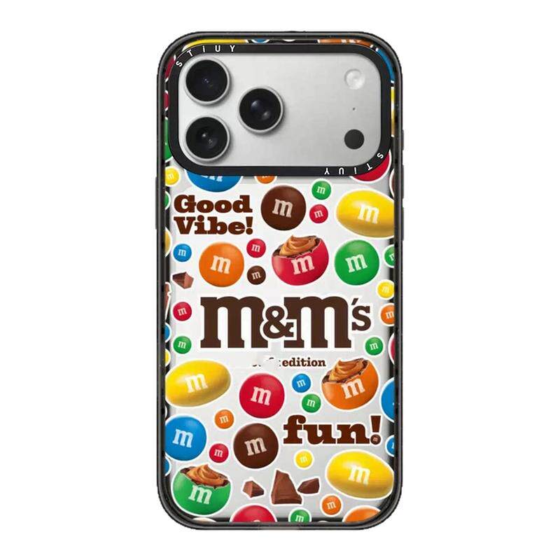 CASETiFiY联名M&MS M豆适用苹果iPhone16pro/17ProMax/15明星同款18手机壳磁吸14巧克力豆13华强北平替女