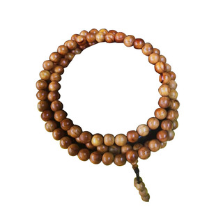 108颗念珠手串81颗流珠手链本命年配饰天然雷击枣木桃木太行山料