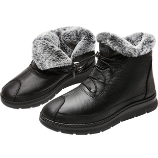 冬季老北京布鞋女棉鞋加绒老人鞋奶奶保暖防滑女士中老年人妈妈鞋