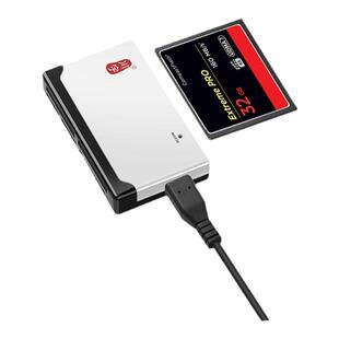 川宇多功能读卡器专用CF/SD/TF/MS/M2/XD卡多合一读卡器2.0接口CCD相机PSP游戏机储存卡电脑大卡专用转换器