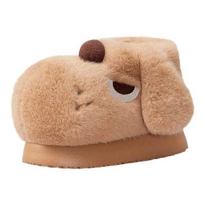 包跟保暖防滑室内外穿可爱雪地靴