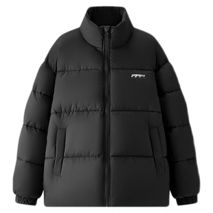 森马棉服男冬装加厚保暖宽松立领棉衣时尚印花肌理感外套棉袄上衣