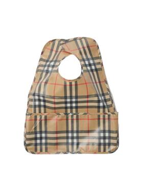 格纹涂层棉质围兜BURBERRY