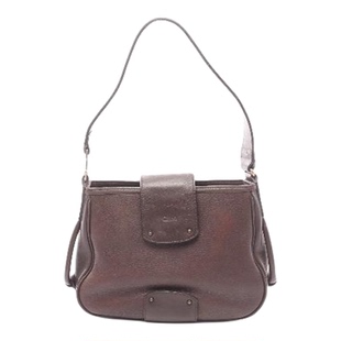中古Chloe克洛伊女包B级9新Shoulder bag肩包牛皮单肩包棕色时尚