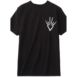 日单运动品牌夏季新品时尚圆领后背胶印棉短袖T恤男女上衣23309