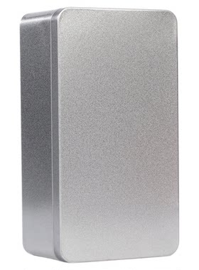 茶叶空白素色方型复古风定做铁盒