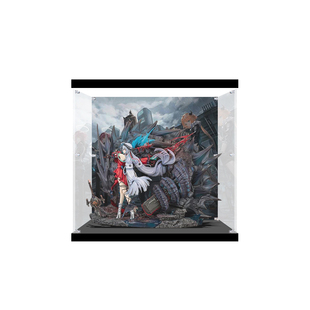 适用Myethos明日方舟浊心斯卡蒂精英二模型手办收纳亚克力展示盒