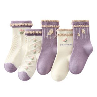 儿童袜子男童春秋薄款纯棉宝宝中筒袜男孩秋款棉袜男宝秋冬季童袜