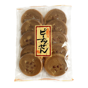 2件包邮 巨好吃推荐!日本铃木厚烧花生太鼓煎饼日式手烧风味饼干