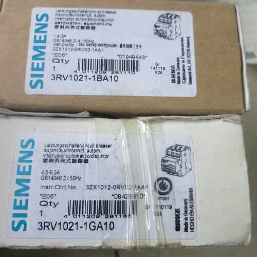 议价3RV1021-0GA10电机保护断路器3RV1 021-0GA10