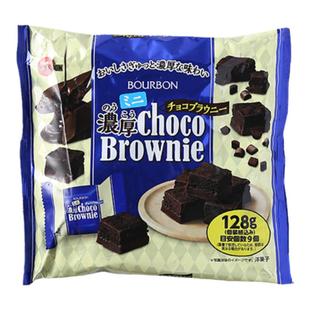 Bourbon布朗尼浓厚巧克力蛋糕宇治抹茶独立包装进口零食下午茶点