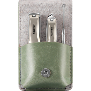 Mr.green德国 指甲刀套装 防飞溅指甲剪斜口指甲钳家用进口不锈钢