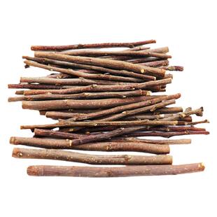 兔子磨牙棒龙猫苹果木磨牙石零食土拨鼠苹果枝树枝咬木荷兰猪仓鼠