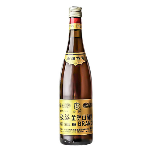 张裕金奖白兰地750ml 西餐烘焙去味调味专用酒38度蒸馏葡萄酒包邮
