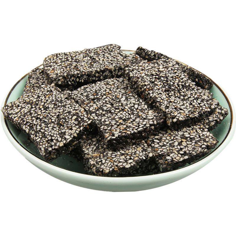五味陈黑芝麻片薄片黑芝麻糖花生酥糖小零食食品传统好吃健康手工