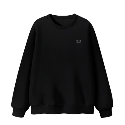 猫人卫衣春季男百搭针织黑色上衣