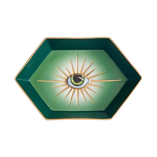 L'OBJET 欧洲进口Lito独具慧眼圆盘系列欧式家用彩色陶瓷西餐盘