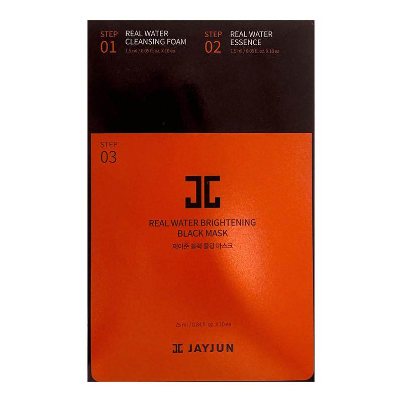 jayjun捷俊黑色水光三部曲面膜 补水保滋润面膜