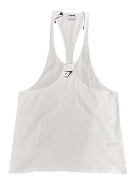 GYMSHARK小标纯色细肩带背心