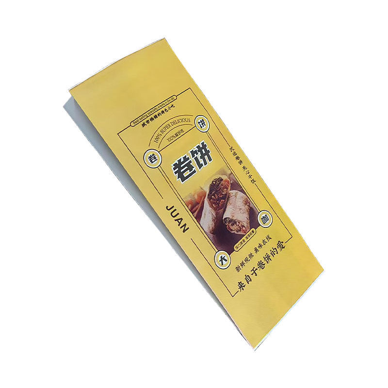 卷饼纸袋内壁淋膜防水防油纸袋