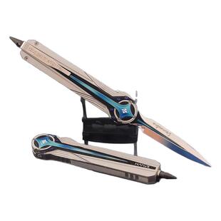 三角洲行动周边近战武器北极星弹簧刀1:1还原合金模型不开刃玩具