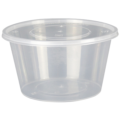 圆形1000ml一次性餐盒外卖塑料