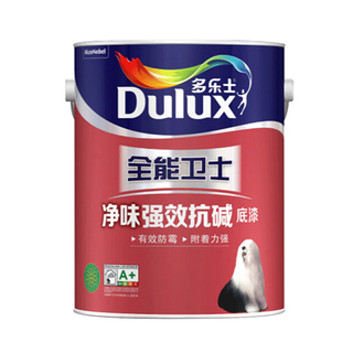 多乐士全能卫士抗碱底漆墙面漆环保涂料内墙乳胶漆油漆 5L 18L