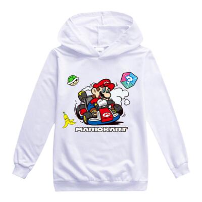 超级马里奥super mario100-170码 新款儿童装卫衣帽衫H2265A
