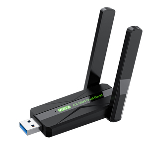 USB无线网卡wifi6免驱动双频千兆双频台式机usb接收器台式电脑发射5G高速笔记本网络wifi大功率接收信号器