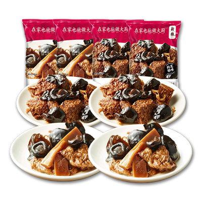 新雅四喜烤麸香菇6袋半成品菜