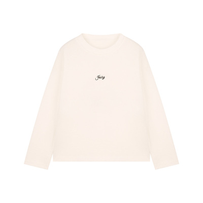 Amybaby女童字母印花百搭长袖T