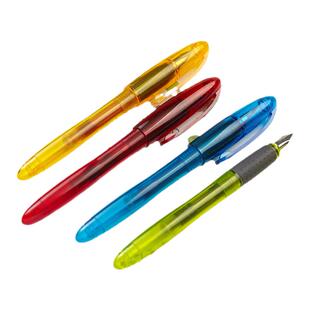 韩国Monami慕那美OLIKA彩色钢笔学生三年级上册专用笔小学生ef尖f尖0.38练字墨囊可替换慕娜美0.5钢笔10色