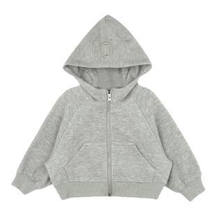 大耳象女童连帽卫衣开衫羊毛冬季新款儿童休闲百搭上衣