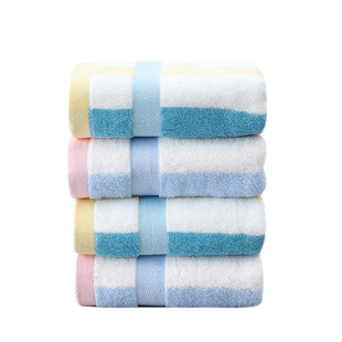 家用纯棉超柔软毛巾洗澡男女简约风格纯色成人超柔软吸水速干面巾