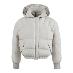 SYMOCOLOR冬季短款百搭潮牌保暖连帽羽绒服宽松休闲面包服男女